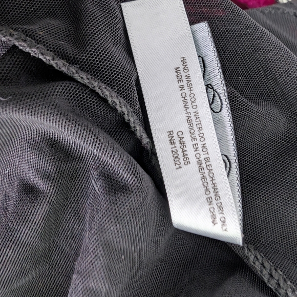 💘 NEW OH LA LA CHERI eyelash lace robe in black - Picture 6 of 6